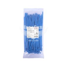 Кабельна стяжка (хомут) 4х370мм E.NEXT e.ct.stand.370.4.blue (100шт), синя (s015036)