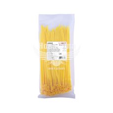 Кабельна стяжка (хомут) 4х280мм E.NEXT e.ct.stand.280.4.yellow (100шт), жовта (s015028)