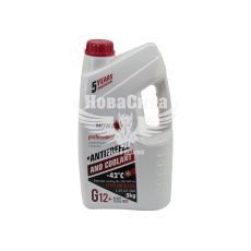Тосол антифриз червоний -42 (Nowax) G-12+ 5кг. (NX05001)