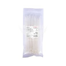 Кабельная стяжка (хомут) 4х150мм E.NEXT e.ct.stand.150.4.white (100шт), белая (s015019)