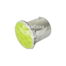 Лампочка 1-но конт. груша белая LED COB 24V 1-диод G18.5 BA15s (Solar) (к-т.-2шт.) (SL2582)
