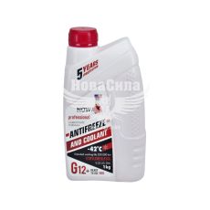 Тосол антифриз червоний -42 (Nowax) G-12+ 1кг. (NX01006)