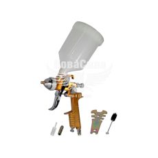 Пульверизатор (Auarita) с верхн.бачком (пластм.) HVLP 1.7mm 600мл до 3.5Атм (H-827B)