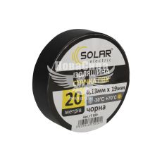 Ізолента (Solar) 20м чорна (IT020)