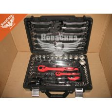 Набір інструментів (Intertool) 61 предметів 1/2, 1/4 (ET-6061)