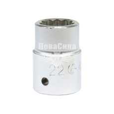 Головка торцева низька дванадцятигранна 3/4 22мм. (Hans) (6402M22)
