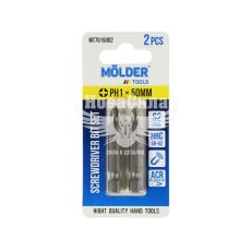 Насадка для отвертки PH1 50мм. (Molder Tools) 2шт. S2 (бита) (MT7015002)