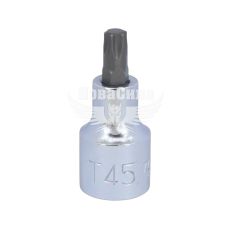 Головка торцева з бітою TORX 1/2 T45 (Toptul) (55мм.) (BCFA1645)
