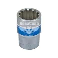 Головка торцевая низкая двенадцатигранная Spline 1/2 18мм. (King ROY) ()
