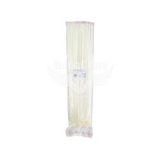 Хомут пластиковий білий 5,0х350 (Vortex) (уп. 100шт.) (W-5350-VX)