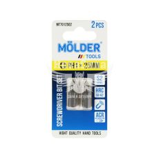 Насадка для отвертки PH1 25мм. (Molder Tools) 2шт. S2 (бита) (MT7012502)