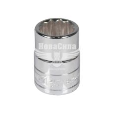 Головка торцевая низкая двенадцатигранная 3/4 24мм. (Andrmax) (3411224SF)