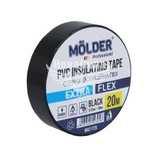 Ізолента вогнестійка (Molder) 20м чорна (MA21720)