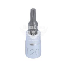 Головка торцева з бітою TORX 1/4 T20 (Toptul) (37мм.) (BCFA0820)