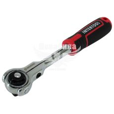 Ключ тріщотка 1/2 (Intertool) з обертовою головкою (72зуба) (ET-8009)