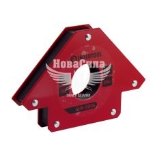 Держатель магнитный для сварки 35кг (стрела) (Intertool) (110x120x25мм.) (MW-0006)