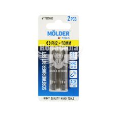 Насадка для отвертки PH2 50мм. (Molder Tools) 2шт. S2 (бита) (MT7025002)