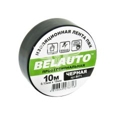 Изолента огнестойкая (Belauto) 10м черная (BI71)