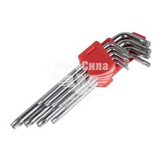 Набір зірочок Г-подібних ключів TORX довгі (Lavita) (Cr-V, T10-T50) (LA 511600)
