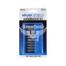 Набор бит 10 ед. 50мм. (Molder Tools) (MT70210)