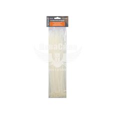 Хомут пластиковий білий 3,6х300 (Tecmaxx) (уп. 100шт.) (14-208)