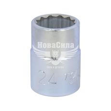 Головка торцевая низкая двенадцатигранная 3/4 24мм. (Toptul) (BAEB2424)