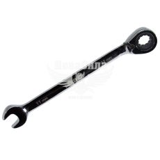 Ключ рожково-накидной 11мм. с трещоткой и реверсом (Molder Tools) (MT59011)