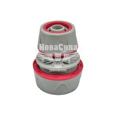 Муфта ремонтно-з'єднувальна для шланга 1/2 + 3/4 (Intertool) (підсилена) (GE-1115)