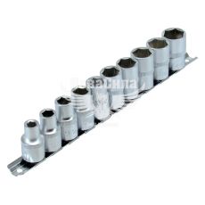 Набір торцевих головок (Intertool) 10 предметів 1/2 8-19мм. (ET-6012)