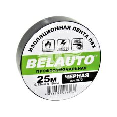 Изолента огнестойкая (Belauto) 25м черная (BI73)