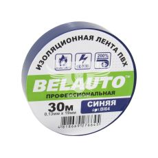 Изолента огнестойкая (Belauto) 30м синяя (BI64)