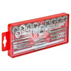 Набір для нарізки різьби 20пред. (Intertool) (плашки+метчики) (SD-8020)