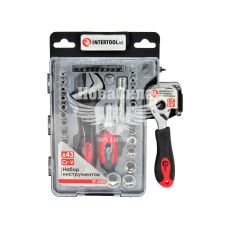 Набір інструментів (Intertool) 43 предметів 1/4, 3/8 (ET-6003)
