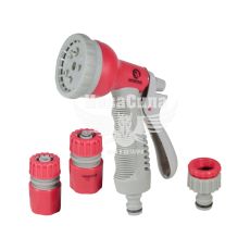 Пистолет для полива (Intertool) с коннекторами (8-ми функциональный) (GE-0002)