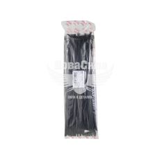 Хомут пластиковый черный 3,6х300 (Vortex)  (уп. 100шт.) (B-36300-VX)