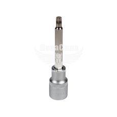 Головка торцева з бітою SPLINE 1/2 М6 (Yato) (100мм.) (YT-04351)