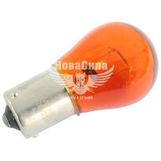 Лампочка 1-но конт. груша жовта 24V-21Вт PY21W BAU15s (Vitano) (Amber) (упак.-10шт.) (6325)