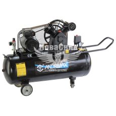 Компресор стаціонарний (Andrmax) (2-х цил.) 4HP.- 2,2кВт.- 8атм.- 250л/хв.- 100л.- 68кг. (уцінка) (V-100250S)