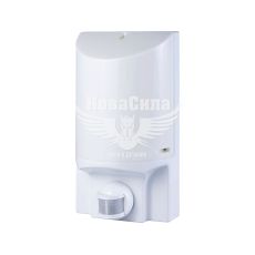 Світильник настінний з датчиком руху E.NEXT e.sensor.lum.52.e27.white(білий) 180°, IP44 (s061024)