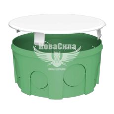 Коробка розподільча PLANK MB103, 100х50 мм, кругла, внутрішня, для суцільних стін (PLK6103500)