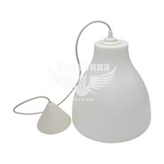 Світильник підвісний E.NEXT e.save.pendant.plafon.е27.white, Е27, плафон білий (l0510014)