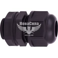 Кабельный ввод E.NEXT e.mg.stand.25, IP68, черный (s067014)