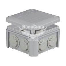 Коробка розподільча PLANK UNIKA IB401 IP55, 90х90х52 мм, зовнішня, з сальниками (PLK4010850)