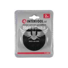 Хомут липучка для кабелю 2м.(Intertool) (TC-0002)