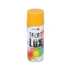 Фарба-спрей (Nowax) Decor Lux Жовто-гарячий 450мл. (RAL 1028) (NX48054/NX65054)