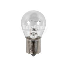 Лампочка 1-но конт. груша біла 12V-21Вт P21W BAU15s (Solar) (упак.-10шт.) (1270)