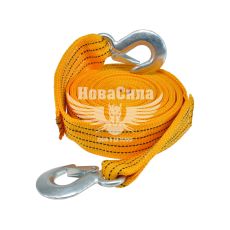 Трос буксира 4,5т. 5м. крюк (CarLife) (сумка) (TR705)