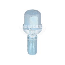 Болт колеса унів. 12x1,5x28 цинк ключ 17 сфера (Walline) (F 352)