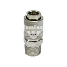 Быстрораздельное соединение с наружной резьбой 1 / 2мм. (Intertool) (PT-1806)