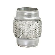 Гофра глушника 55х100мм. 2-х шарова (EuroEx) (довгий фланець) (55X100)